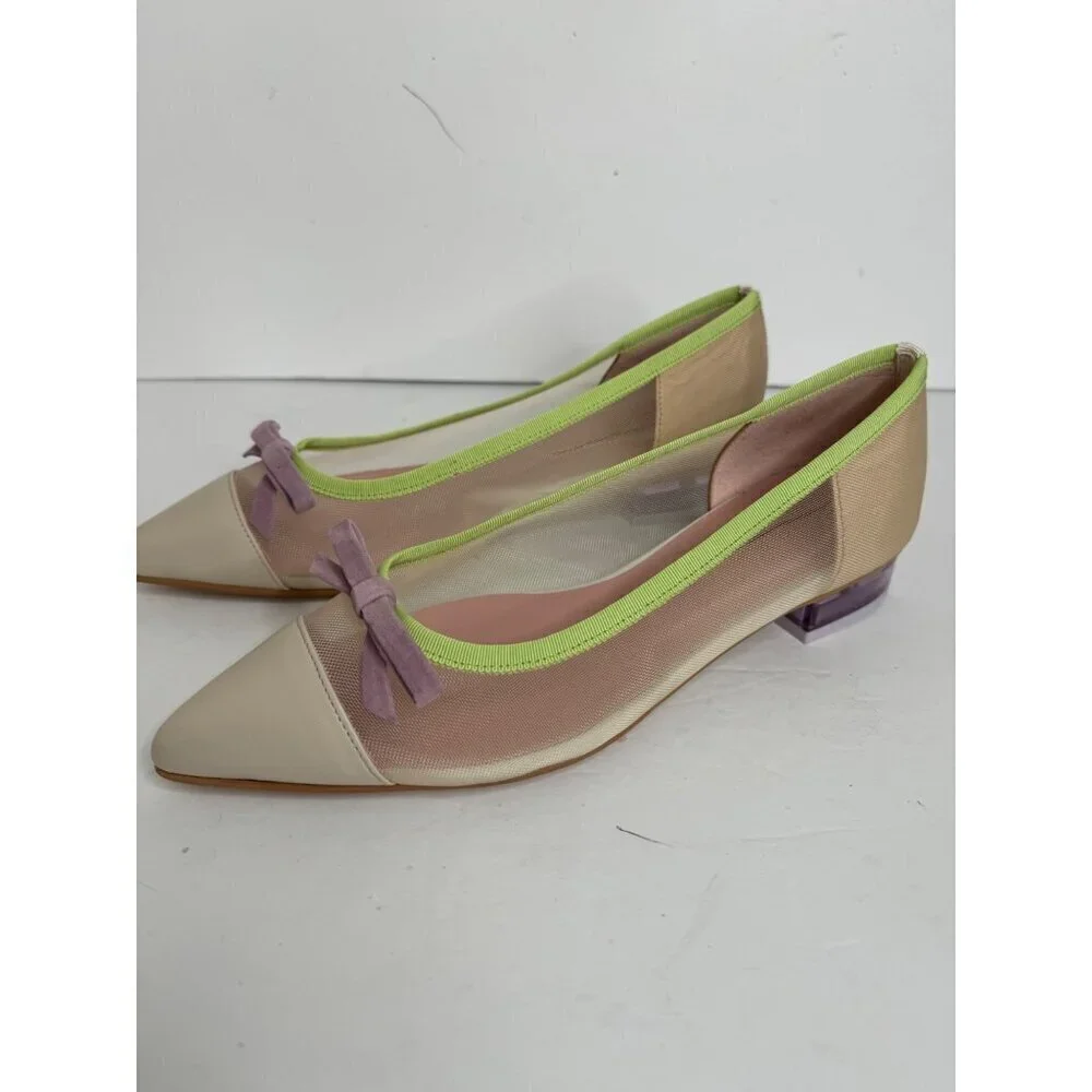 Anthropologie Pretty Ballerinas Mia Flats Slip ons Size 37 US 6.5 - Picture 3 of 6